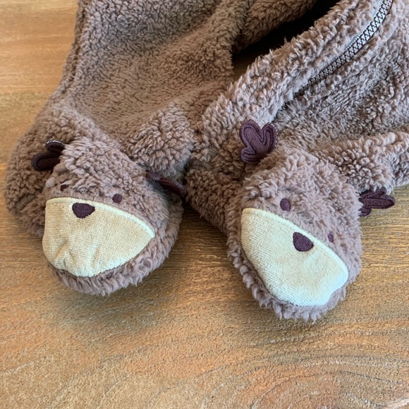 3/20$ NWT 🦌❄️ Carter’s Reindeer sherpa onepiece - Picture 4 of 7